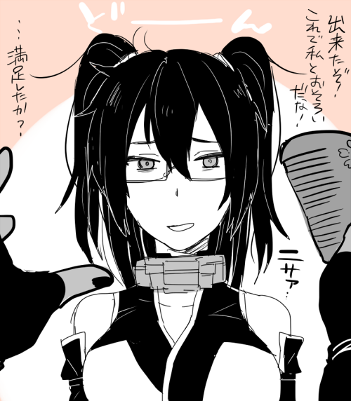 nagato and musashi (kantai collection) drawn by ikeshita_moyuko