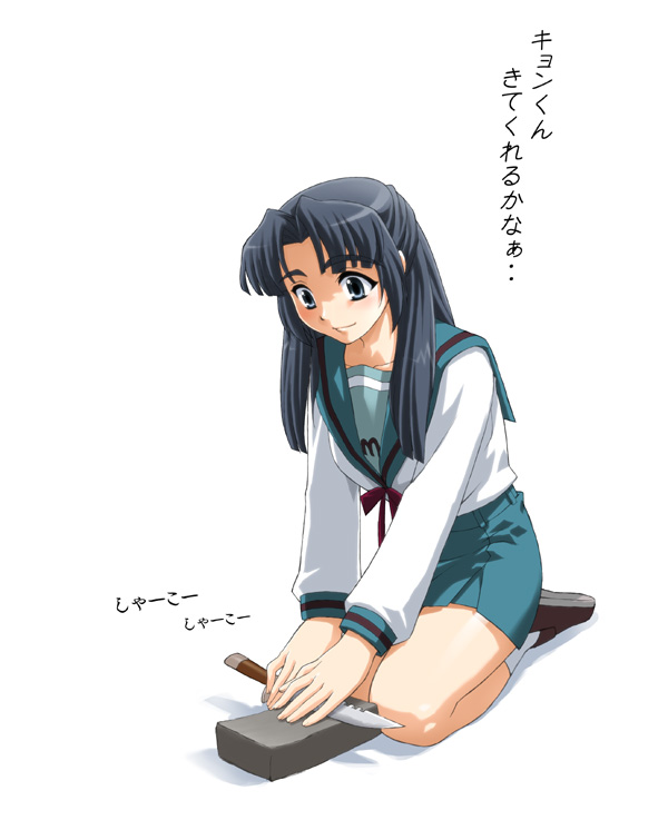 asakura ryoko (suzumiya haruhi no yuuutsu) drawn by tessei