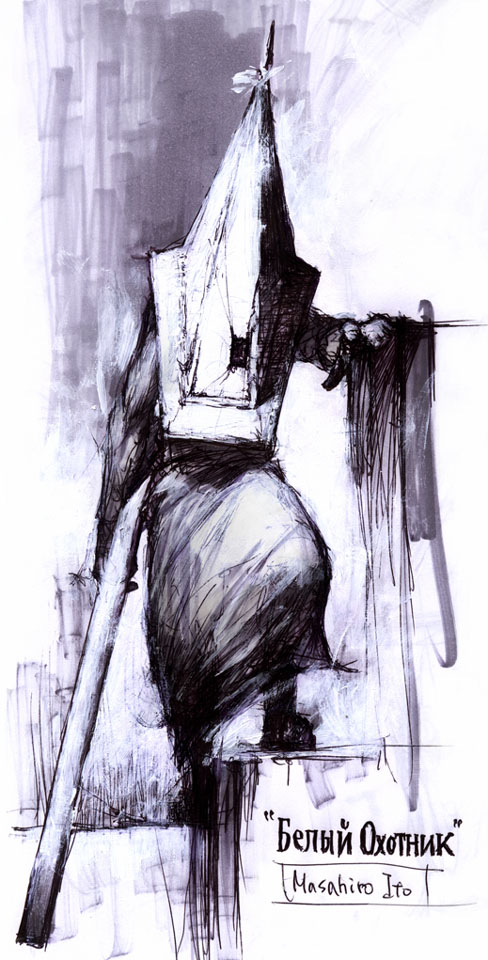 pyramid head (silent hill and 1 more) drawn by masahiro_ito