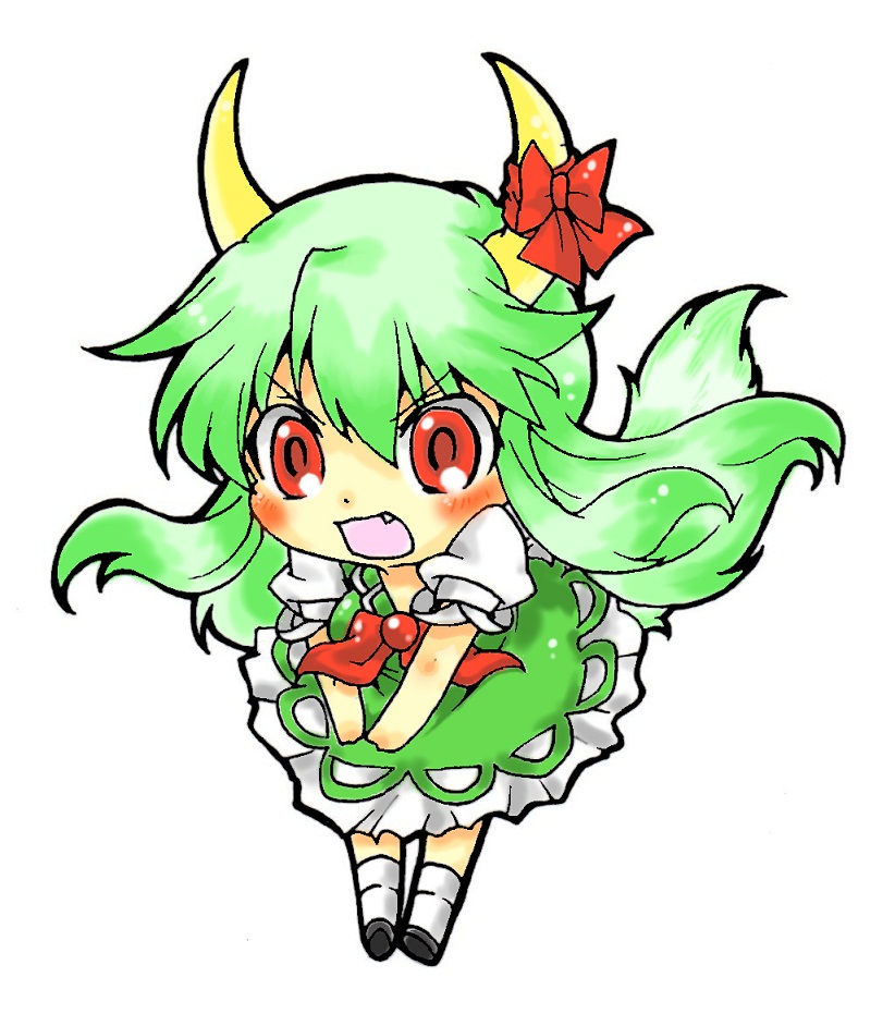 kamishirasawa keine and ex-keine (touhou) drawn by rebecca_(keinelove)