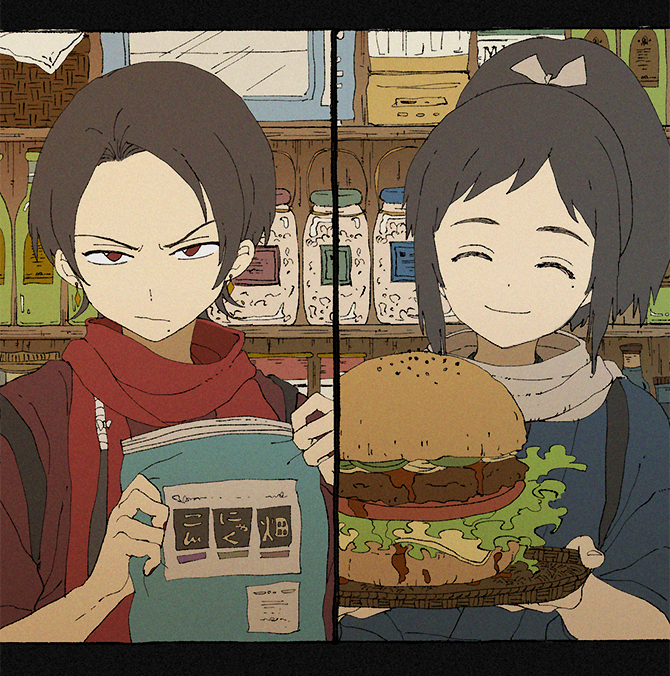 kashuu kiyomitsu and yamato-no-kami yasusada (touken ranbu) drawn by kumako_(sono328)