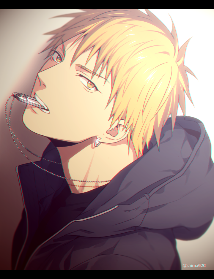 kise ryouta (kuroko no basuke) drawn by mashima_shima