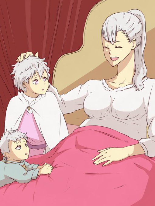 nebra silva, acier silva, and solid silva (black clover) drawn by jinguu_(timaya)