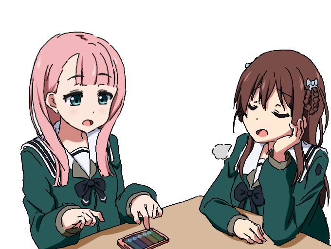 tachikawa ayaka and kamiki mikami (22/7) drawn by igashiko