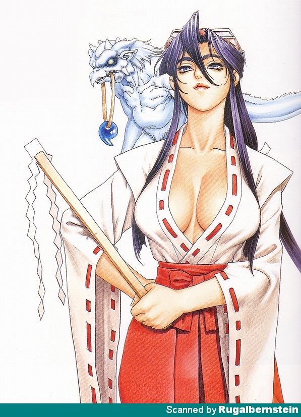 togashi koyori and basaro (sengoku ace and 2 more) drawn by tsukasa_jun