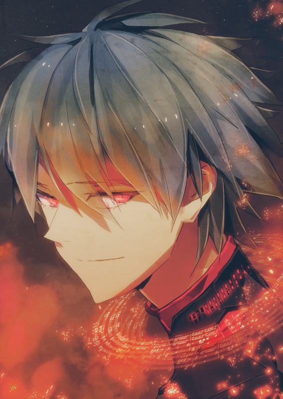nagisa kaworu (neon genesis evangelion and 2 more) drawn by montag1050