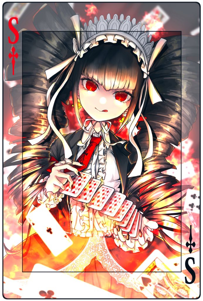 celestia ludenberg (danganronpa and 1 more) drawn by s0ul20
