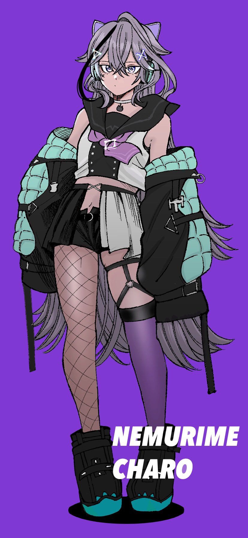 nemurime charo (wactor production) drawn by kou_hei_(takasr_kou)