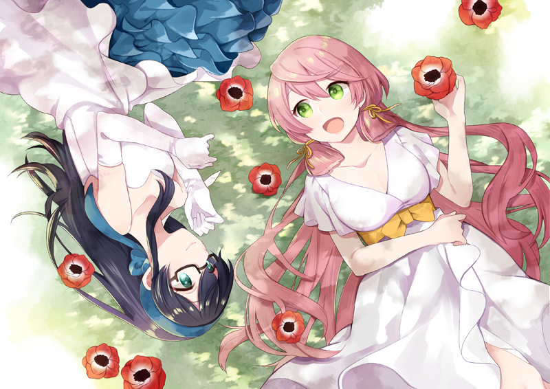 ooyodo and akashi (kantai collection and 1 more) drawn by ishita_(sunagimomo)