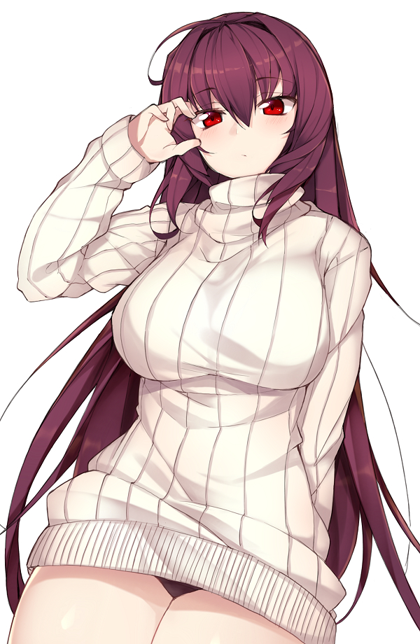 scathach (fate and 1 more) drawn by haruyuki_(yukichasoba)