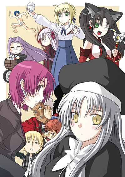 artoria pendragon, saber, tohsaka rin, gilgamesh, emiya shirou, and 9 more (fate and 2 more)