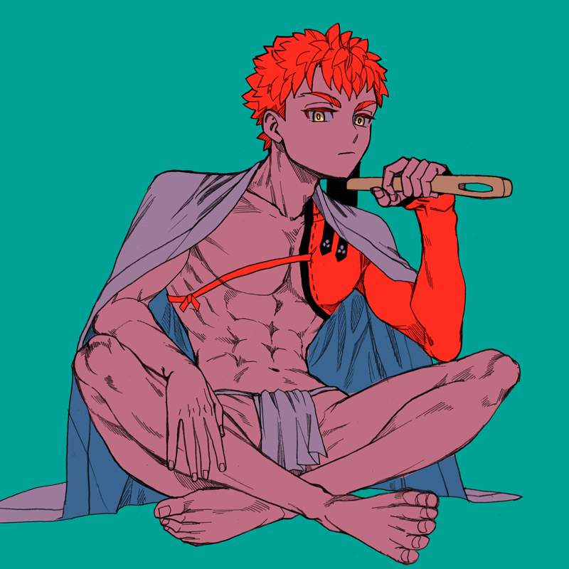 emiya shirou and senji muramasa (fate and 1 more) drawn by tnaym