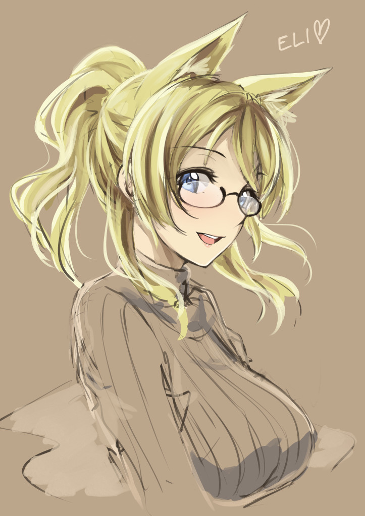 ayase eli (love live! and 1 more) drawn by pas_(paxiti)