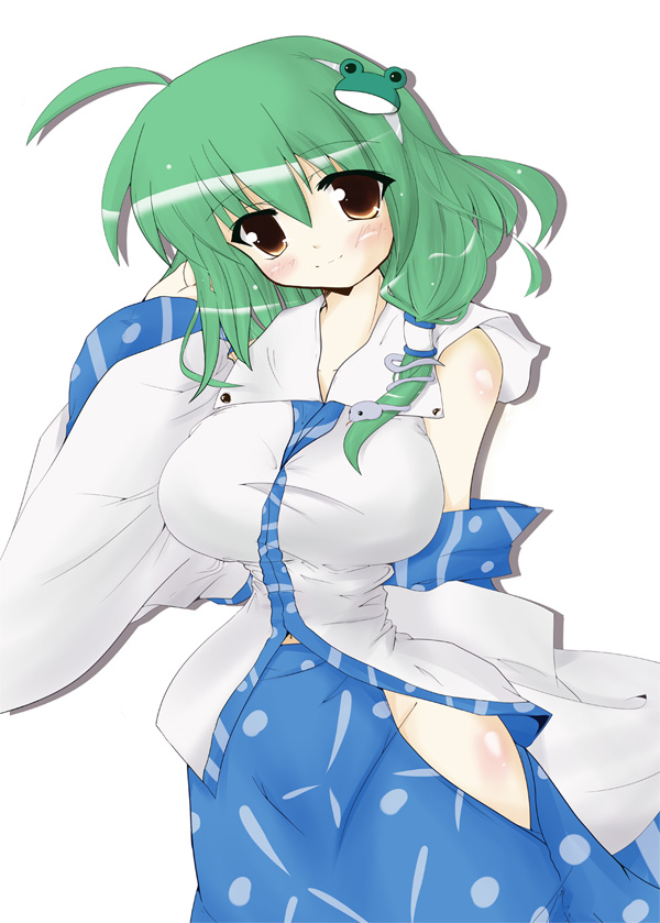 kochiya sanae (touhou) drawn by kazu_(k_no_kobeya)