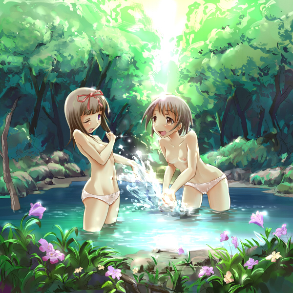 fujisaki asahi and rin (ashita no kimi to au tame ni) drawn by moupii_(hitsuji_no_ki)
