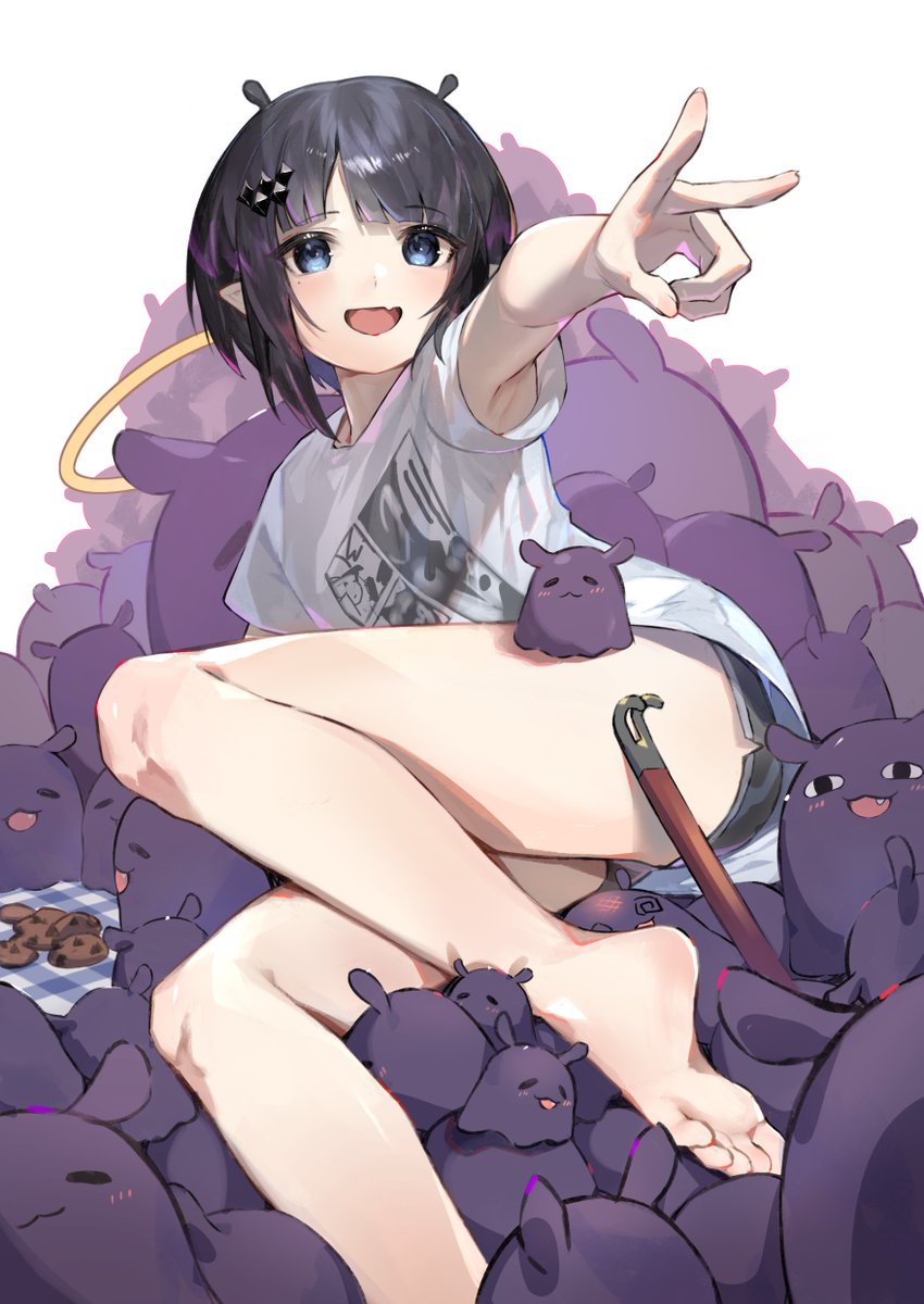 ninomae ina'nis and takodachi (hololive and 1 more) drawn by kouhiipan