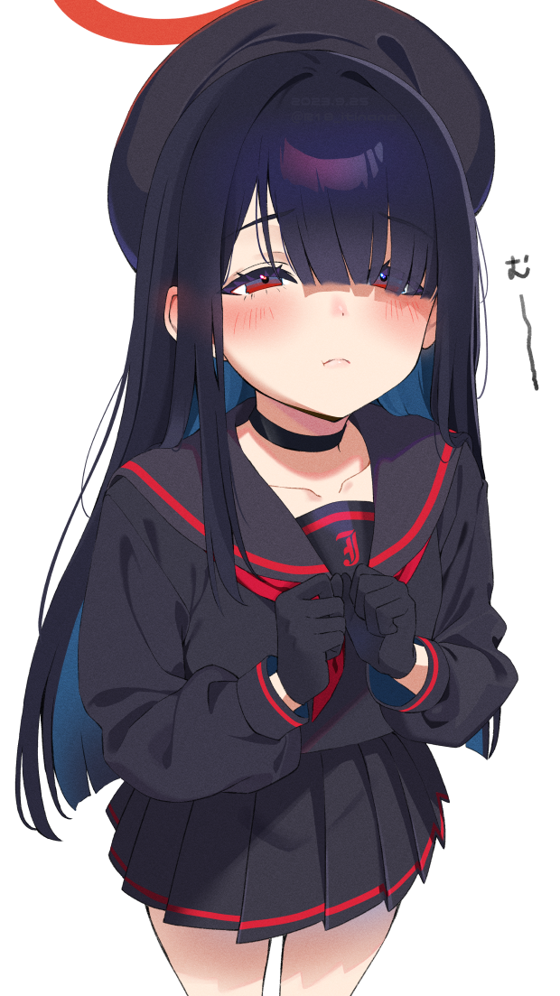 justice task force member (blue archive) drawn by itinana