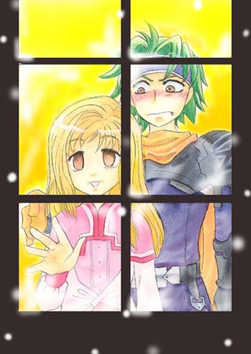 zed and aura (wild arms and 1 more) drawn by ichiro_akashiya