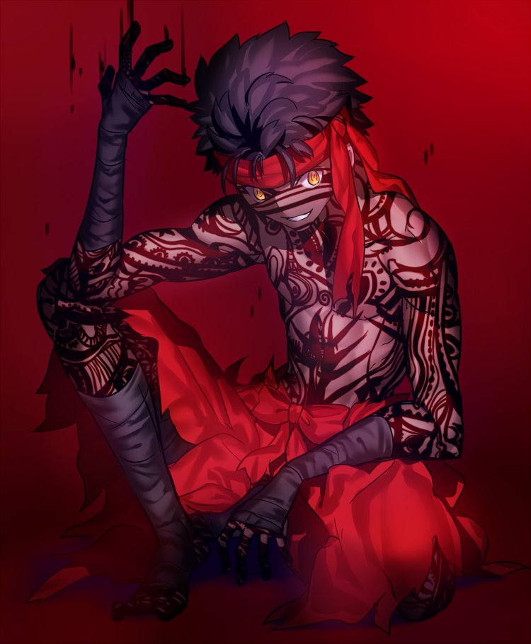 angra mainyu (fate and 1 more) drawn by mashima_saki_(mashimasa)