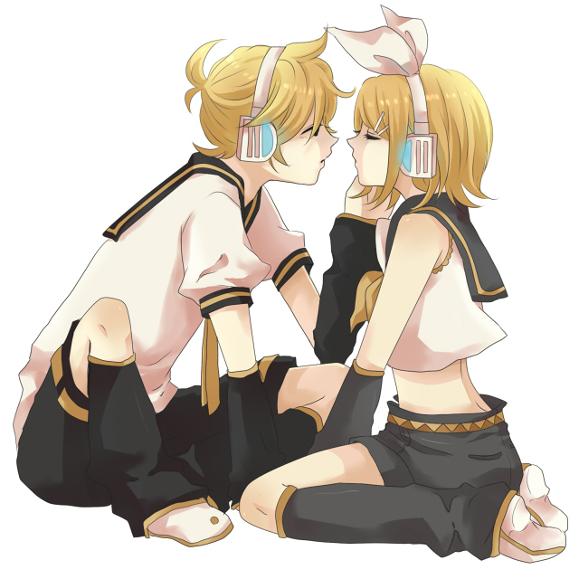 kagamine rin and kagamine len (vocaloid) drawn by shuri_(sprouthanxx)