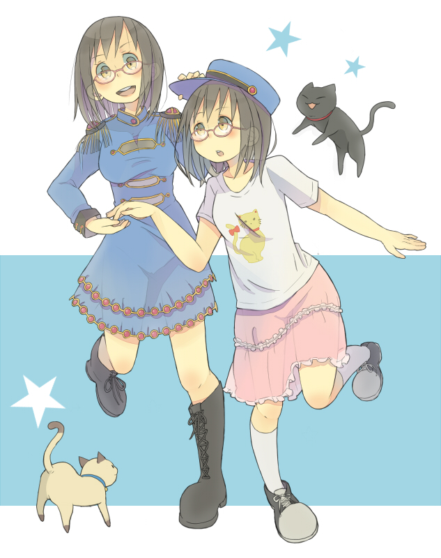 kamijo haruna (idolmaster and 1 more) drawn by poripori_(popocox)