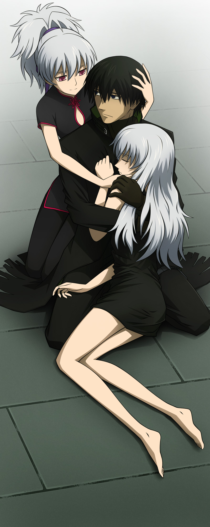 yin and hei (darker than black) drawn by kura_kyoo