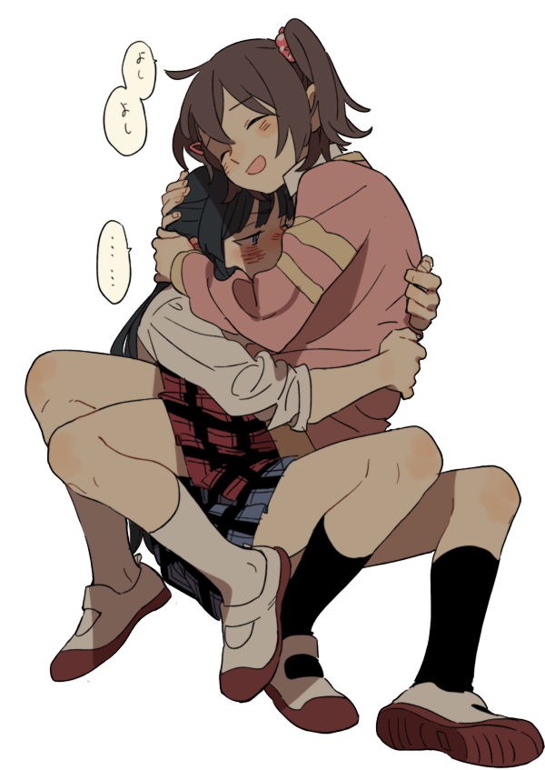 mogami shizuka and kasuga mirai (idolmaster and 1 more) drawn by d.y.x.