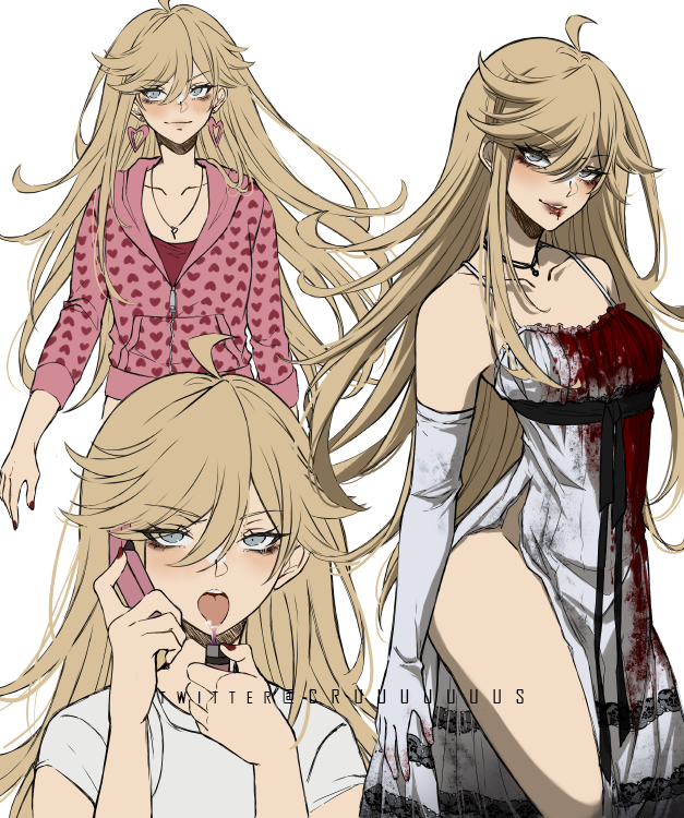 panty and jennifer check (panty & stocking with garterbelt and 1 more) drawn by criis-chan