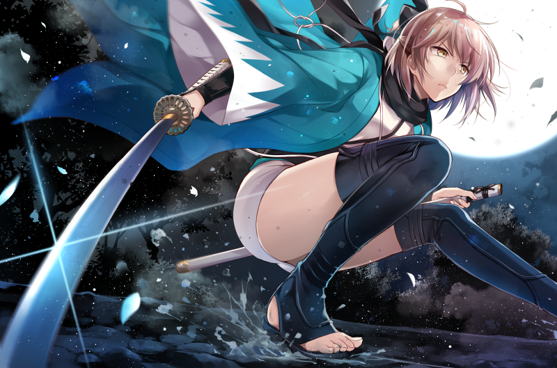 okita souji (fate and 1 more) drawn by hirai_yuzuki