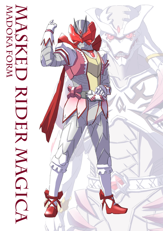 kaname madoka and kyubey (mahou shoujo madoka magica and 1 more) drawn by sukekiyo56