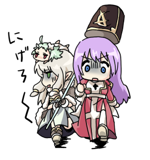 high priest, high wizard, and lif (ragnarok online) drawn by porinu