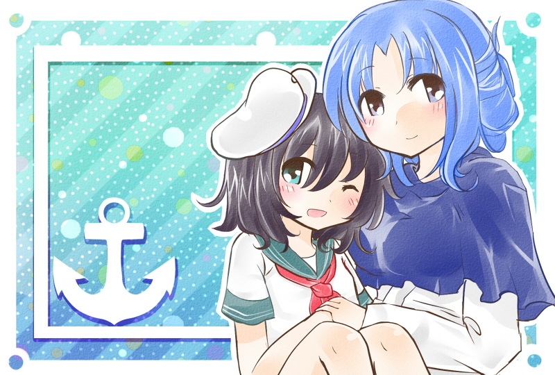 murasa minamitsu and kumoi ichirin (touhou) drawn by kenoka