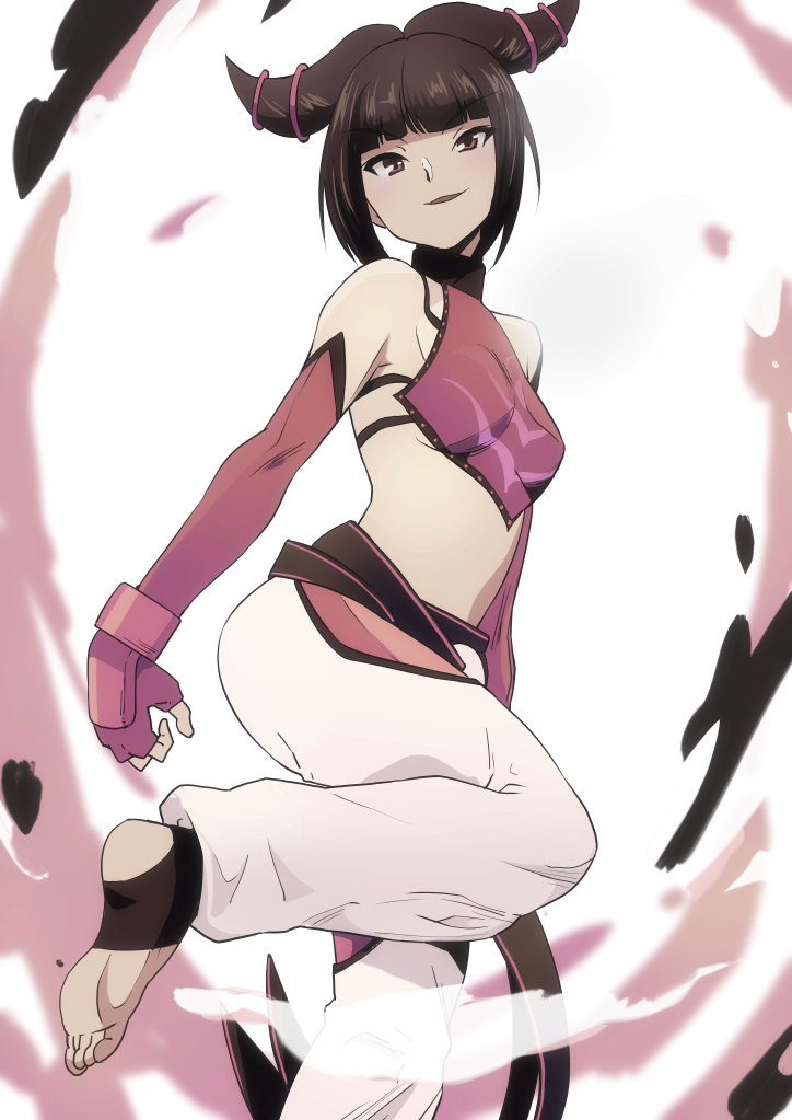 han juri (street fighter and 1 more) drawn by extraround
