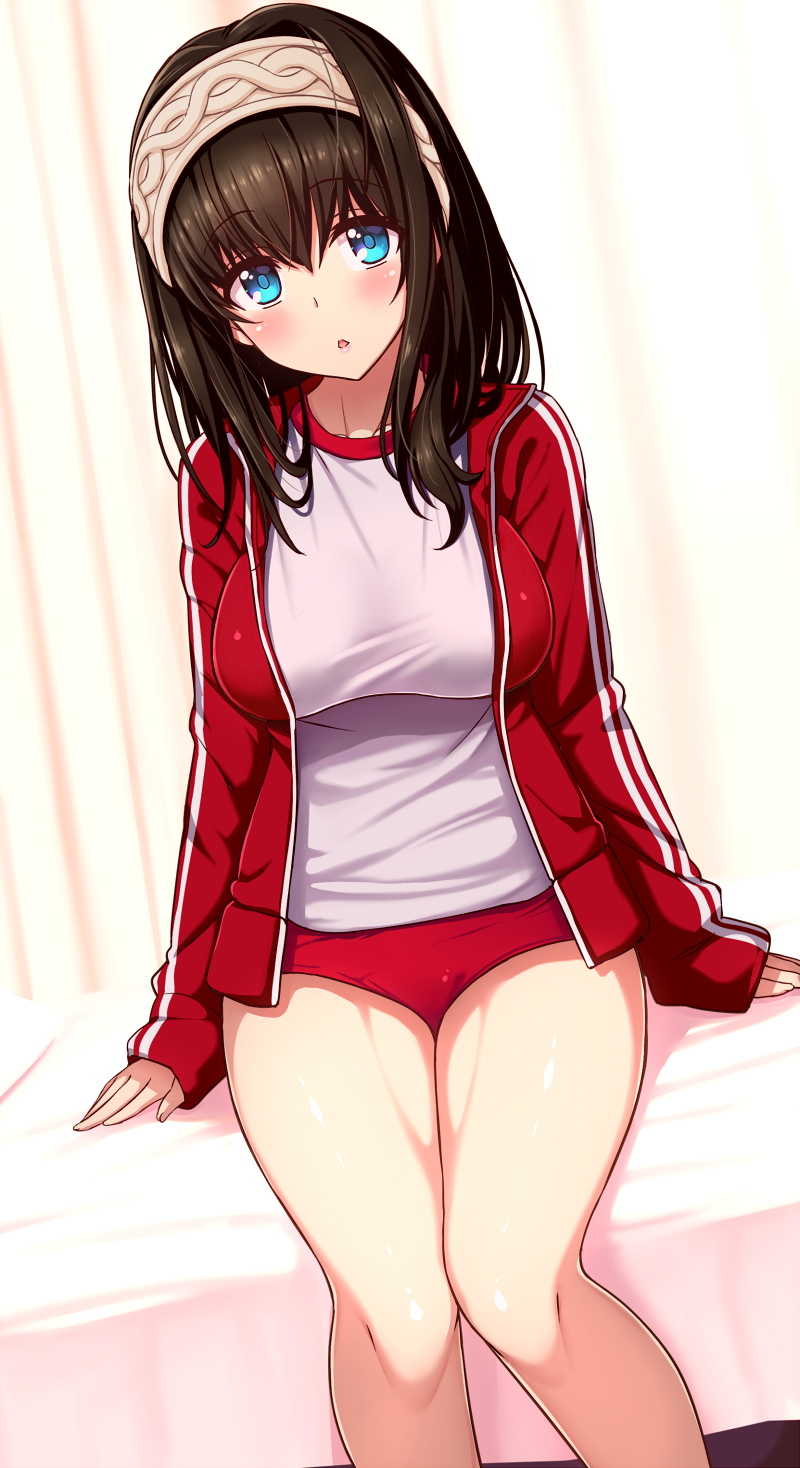 sagisawa fumika (idolmaster and 1 more) drawn by jewel_(the_black_canvas)