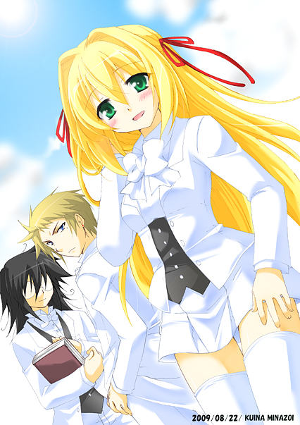 ada vessalius, leo, and elliot nightray (pandora hearts) drawn by minazoi_kuina