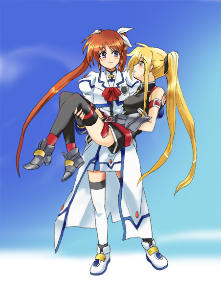 fate testarossa and takamachi nanoha (lyrical nanoha and 1 more)