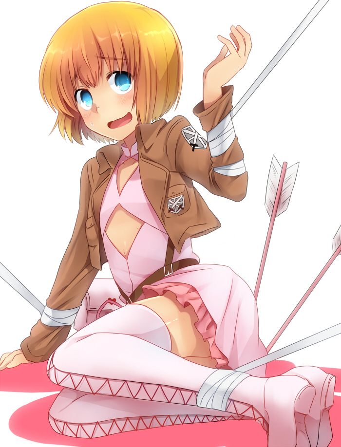 armin arlert (shingeki no kyojin) drawn by marimo_danshaku