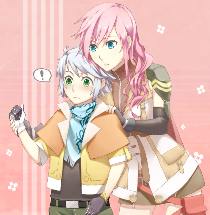 lightning farron and hope estheim (final fantasy and 1 more) drawn by touyama_sabu