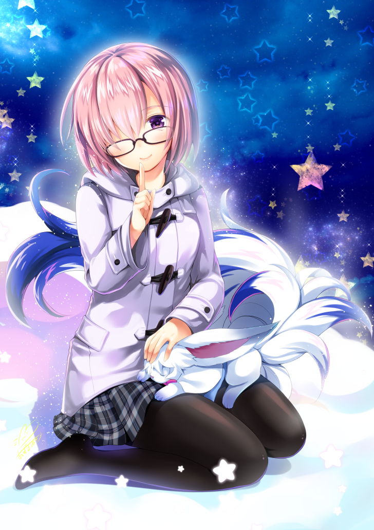 mash kyrielight (fate and 1 more) drawn by azuma_yuki