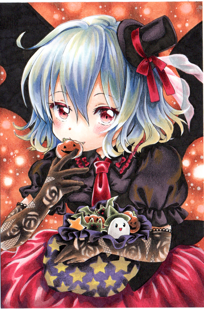 remilia scarlet (touhou and 1 more) drawn by mosho