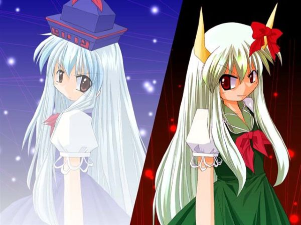 kamishirasawa keine and ex-keine (touhou) drawn by ichidai_taisa