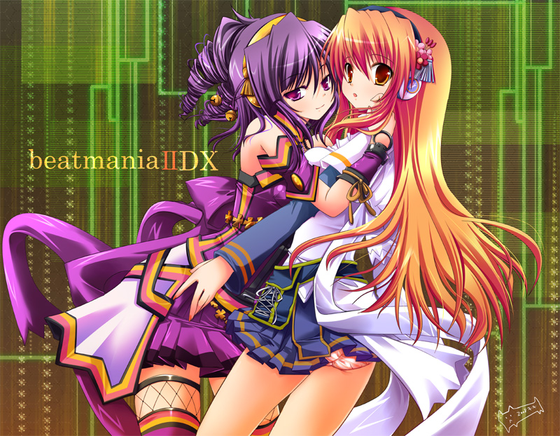 umegiri iroha and umegiri hifumi (bemani and 2 more) drawn by hinata_momo
