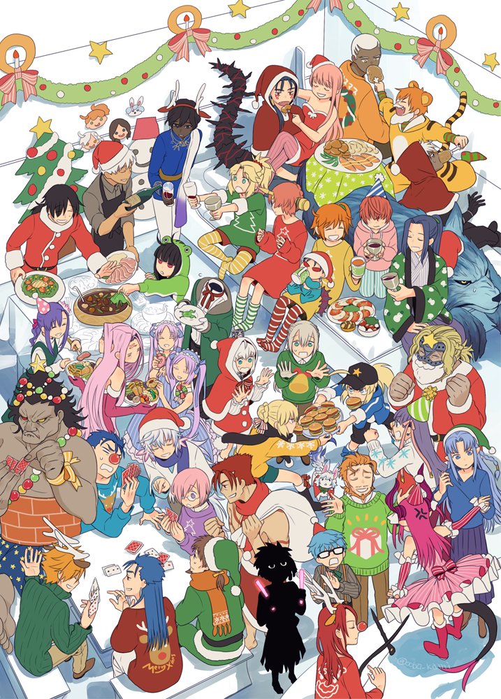 artoria pendragon, fujimaru ritsuka, saber alter, archer, mordred, and 34 more (fate and 1 more) drawn by ooba