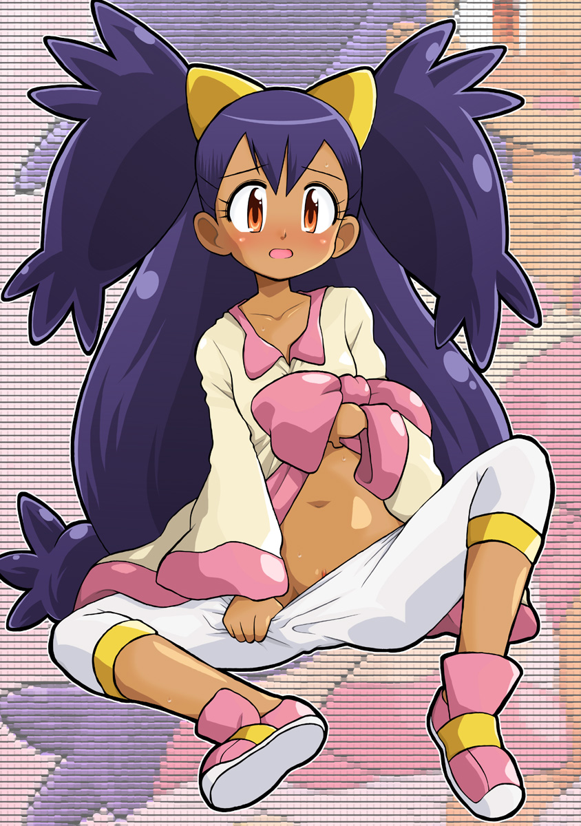 iris (pokemon and 1 more) drawn by izumi_masashi