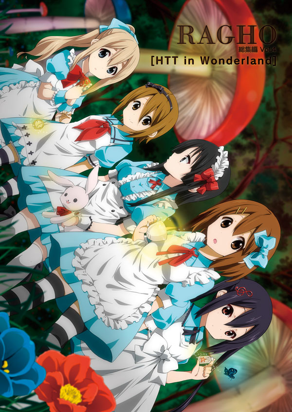 akiyama mio, nakano azusa, hirasawa yui, tainaka ritsu, kotobuki tsumugi, and 1 more (k-on! and 1 more) drawn by ragho_no_erika