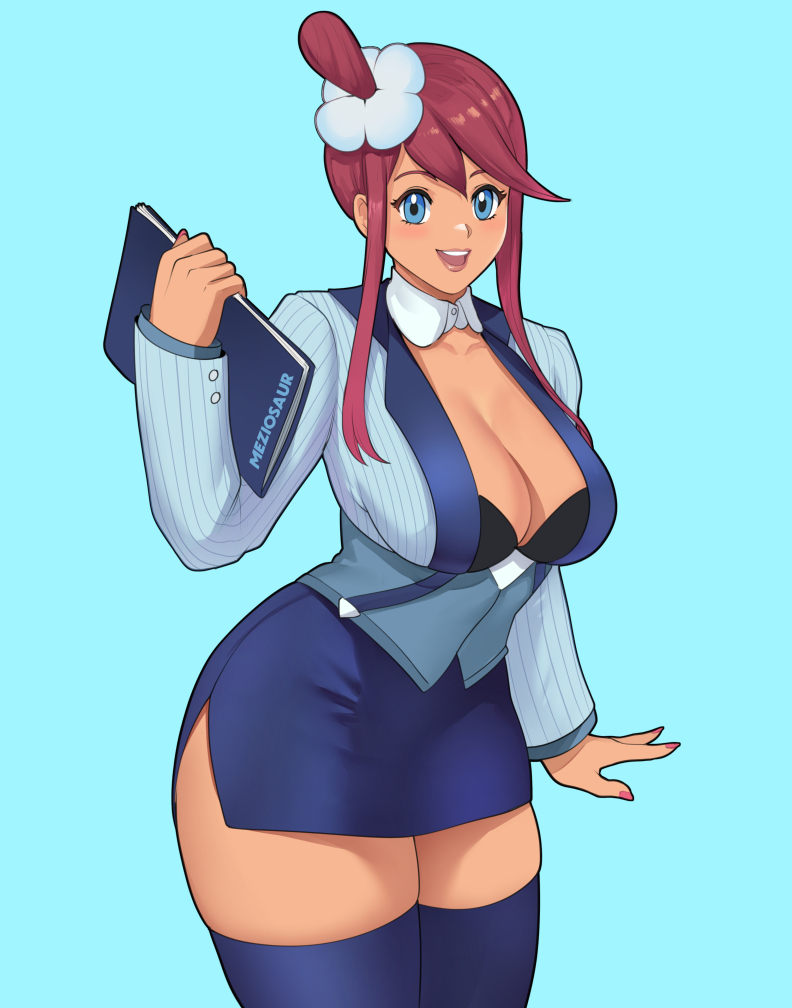 skyla (pokemon and 1 more) drawn by meziosaur