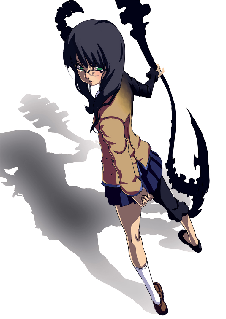 dead master and takanashi yomi (black rock shooter) drawn by nin_(lion)