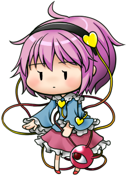 komeiji satori, rashinban musume, and midori (touhou and 1 more) drawn by miyatabi-touya