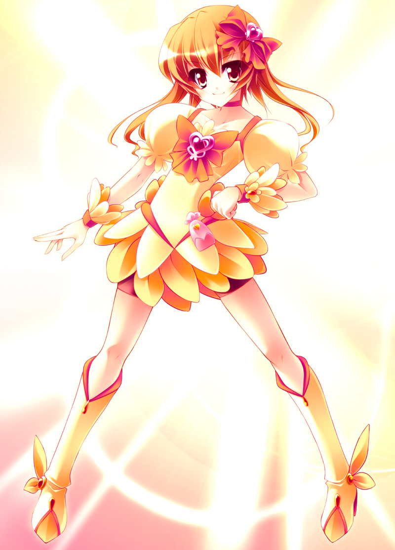 myoudouin itsuki and cure sunshine (precure and 1 more) drawn by teruui