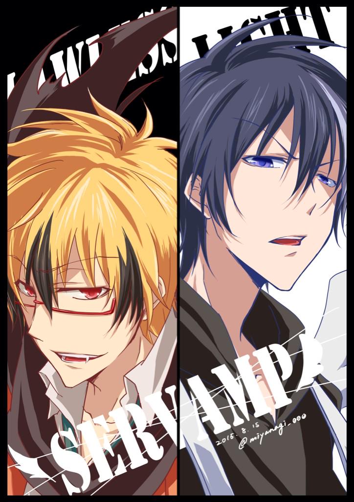 lawless and licht jekylland todoroki (servamp) drawn by miyanagi_000